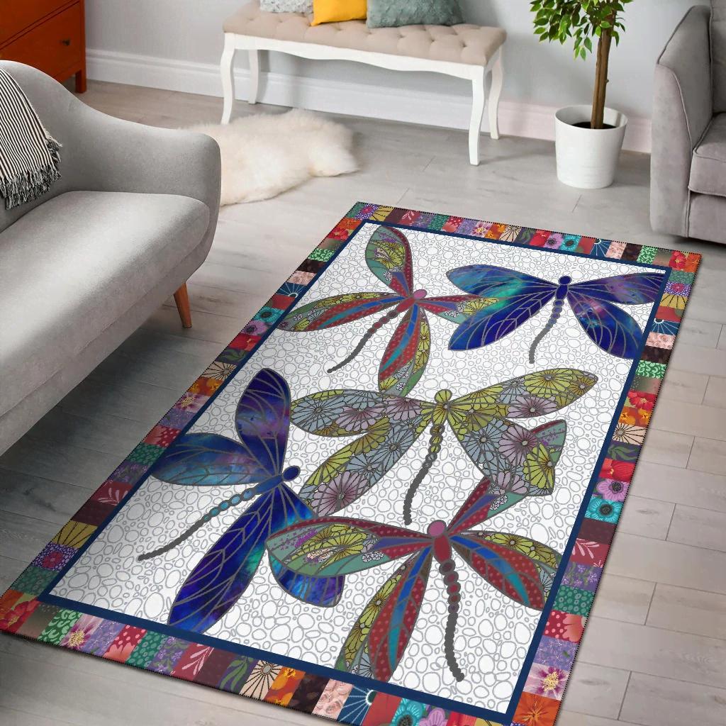 Dragonfly Dance Limited Edition Rectangle Rug