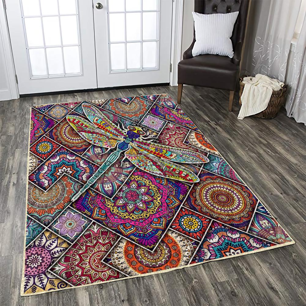 Dragonfly Tdt Limited Edition Rectangle Rug