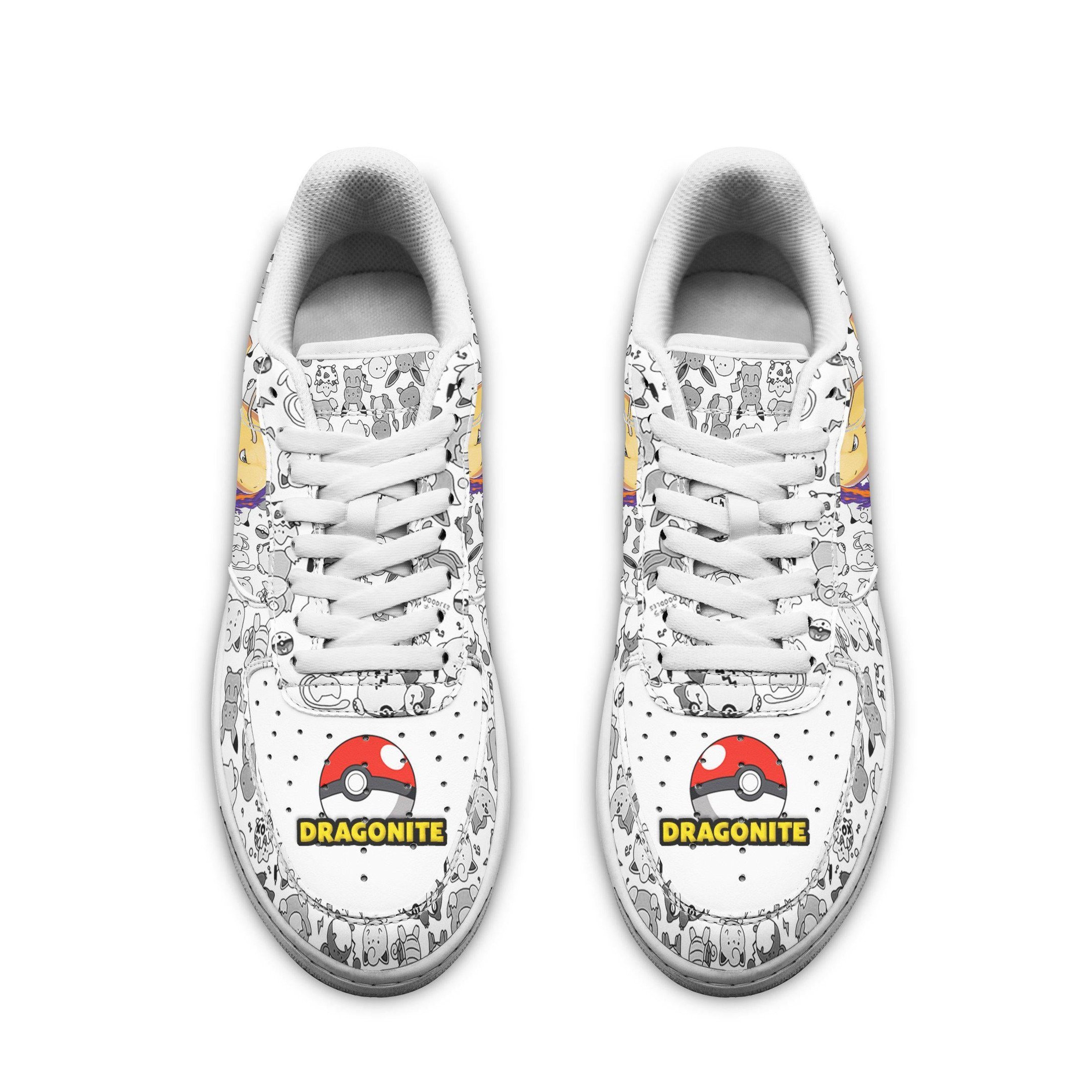 Dragonite Air Sneakers Custom Anime Pokemon Shoes