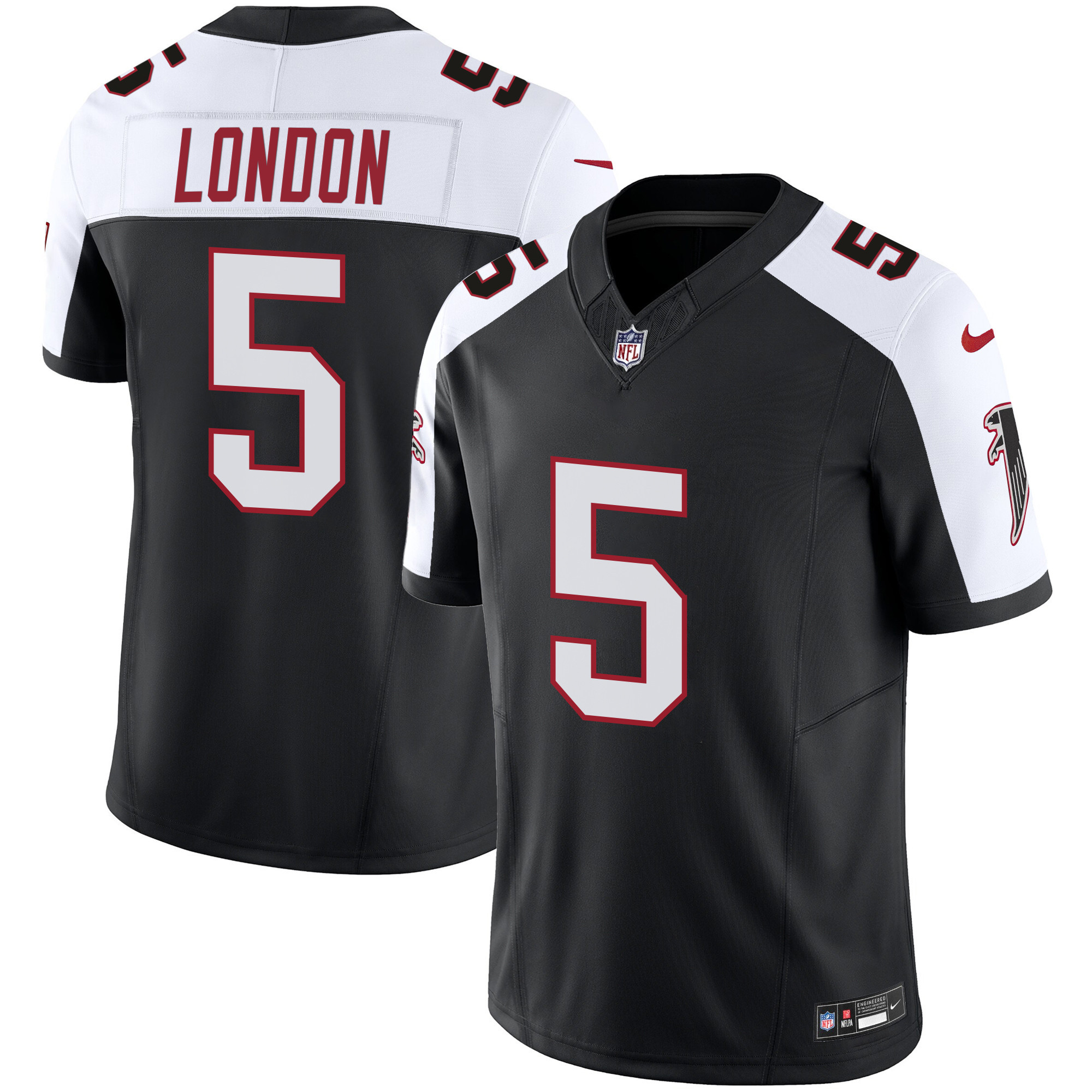 Drake London Men's Atlanta Falcons Vapor Limited Alternate Jersey - All Stitched