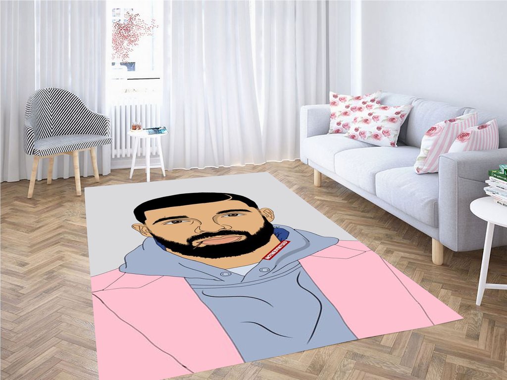 Drake Wallpaper Living Room Modern Carpet Rectangle Rug