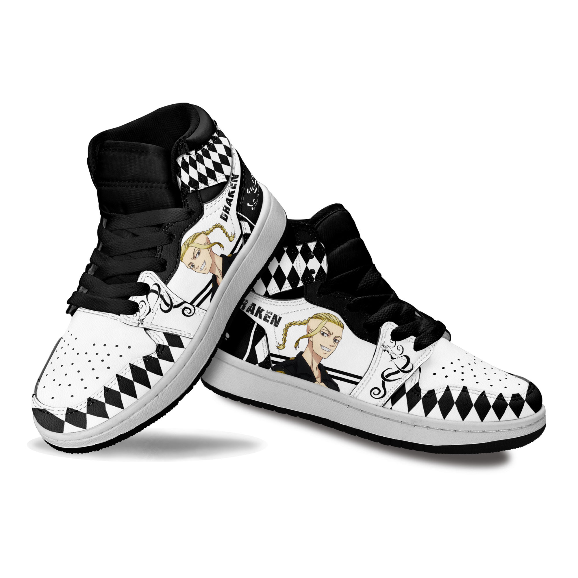 Draken Kids Sneakers Tokyo Revengers Anime Shoes For Kids