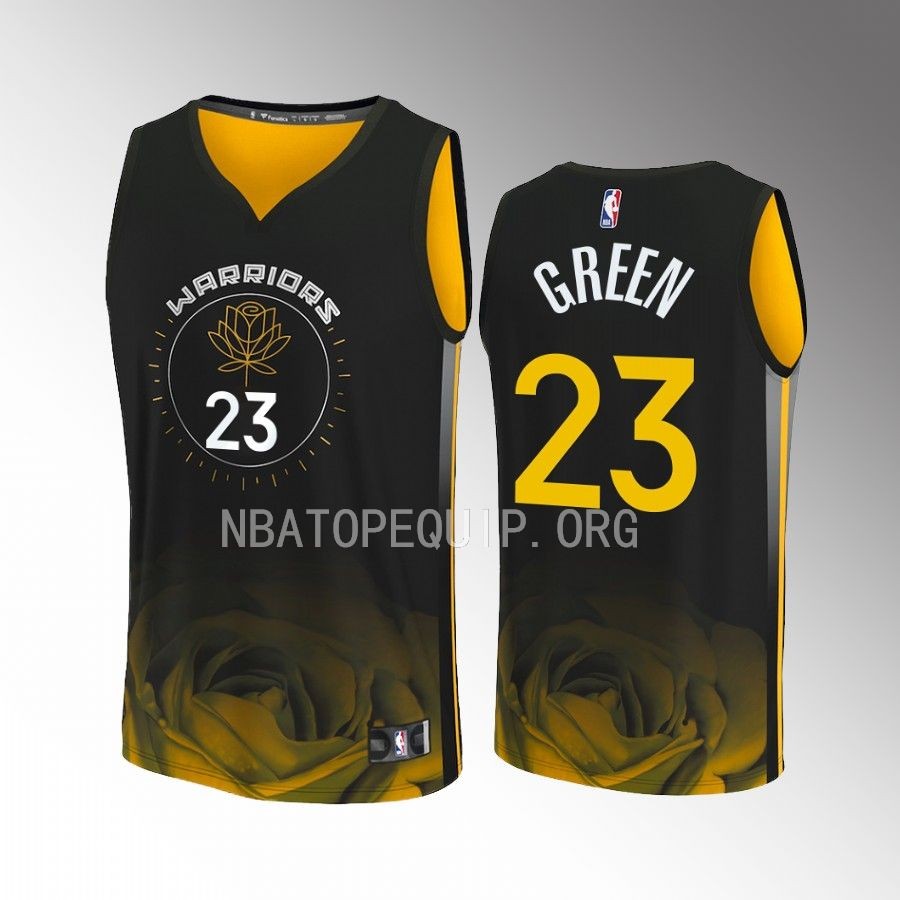 Draymond Green Warriors #23 Black Jersey Fast Break Fastbreak 2022-23 City Edition