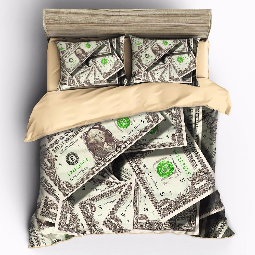 Dreams Dollars Duvet Cover Bedding Set