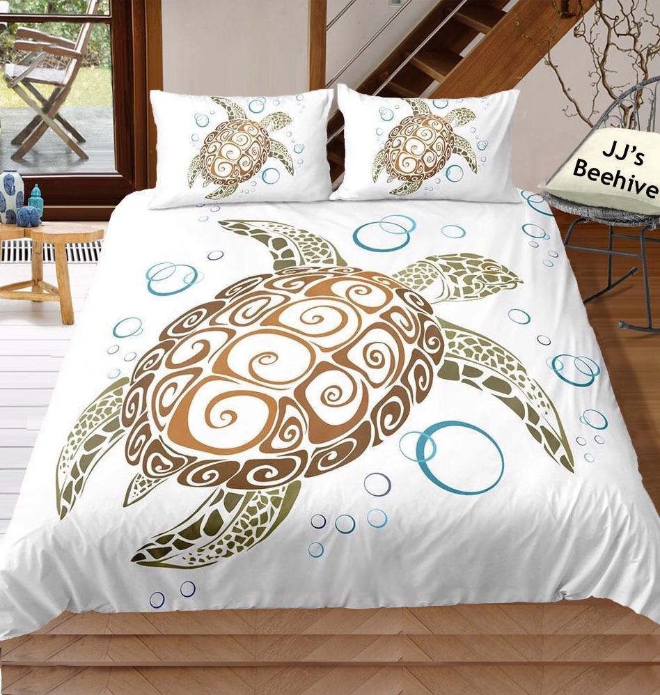 Dreams Of Turtle 3D Customized Duvet Cover Bedding Set