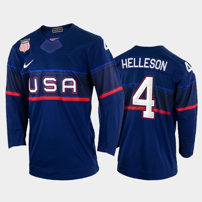 Drew Helleson USA Blue Jersey 2022 Winter Olympics