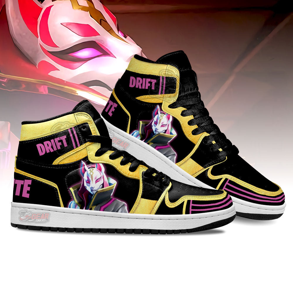 Drift Skin Fortnite JD Sneakers Shoes For Fans, Air Jordan Hightop