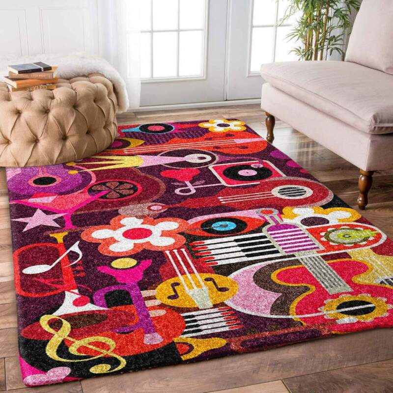 Drink Musical Saxophones Limited Edition Rectangle Rug