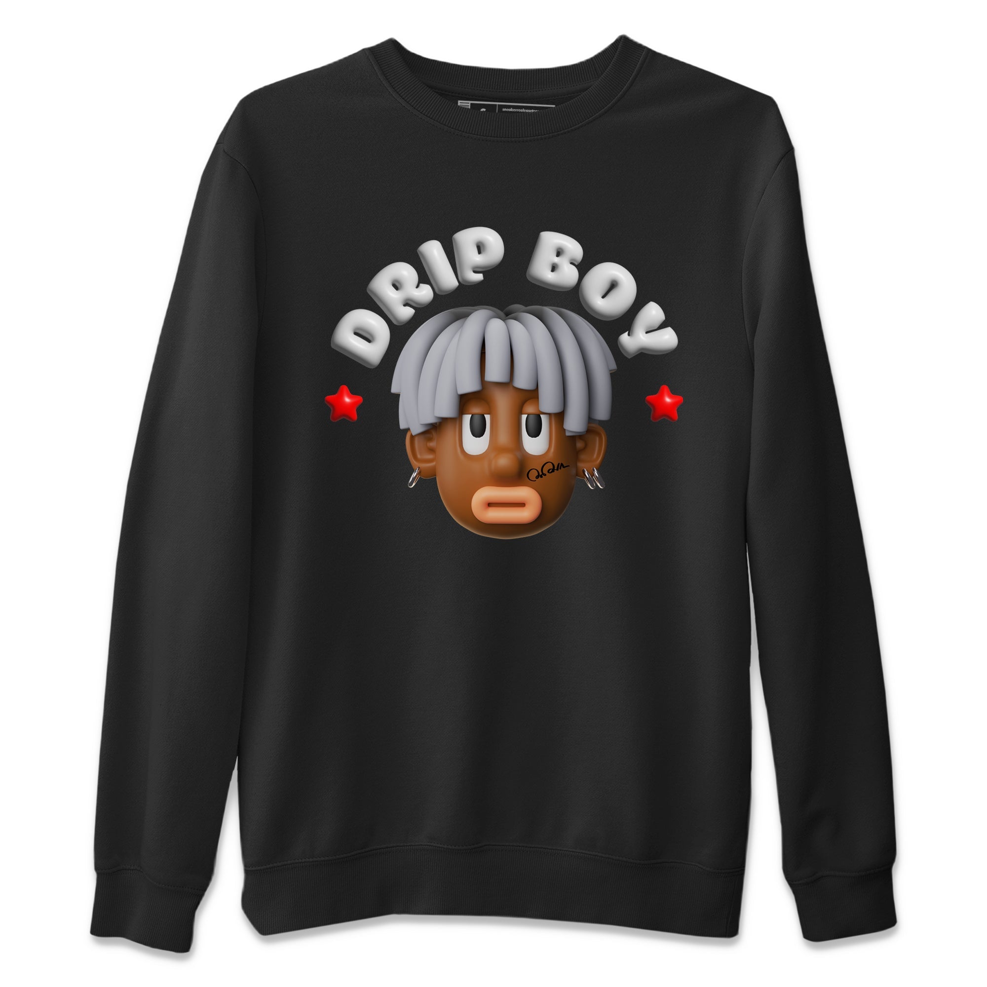 Drip Boy Unisex Sweater – Air Jordan 13 Black Flint, Sneakers Matching Sweater