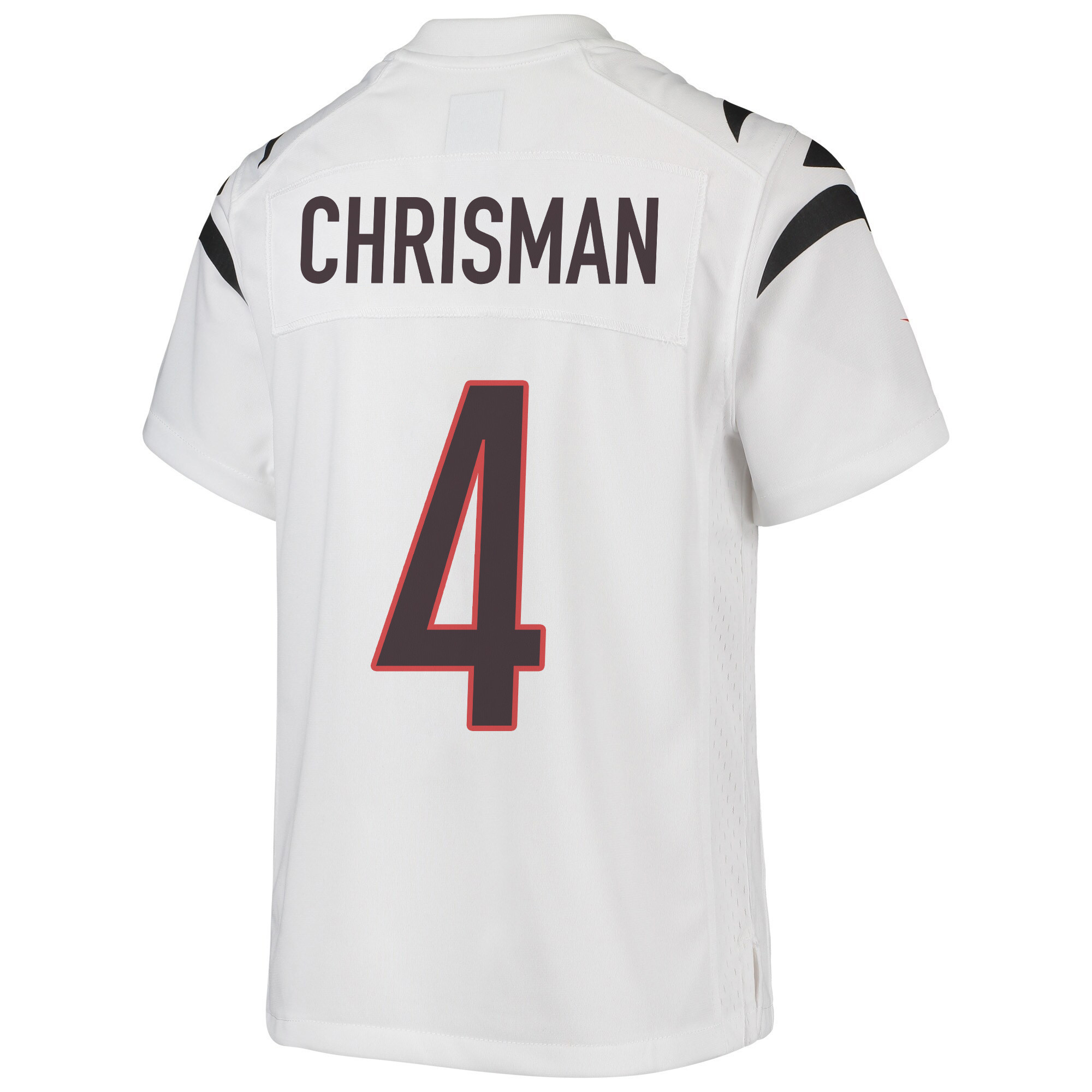 Drue Chrisman 4 Cincinnati Bengals Super Bowl LVII Champions Youth Game Stitched Jersey – White