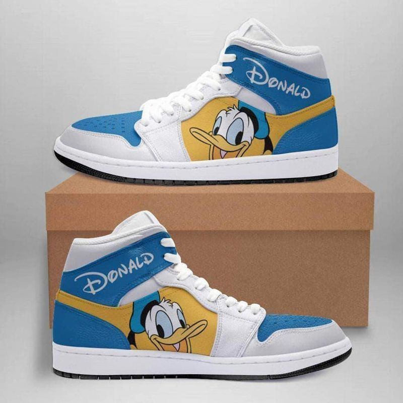Duck Donald 6 High Top Air Jordan Sneaker, Air Jordan Hightop