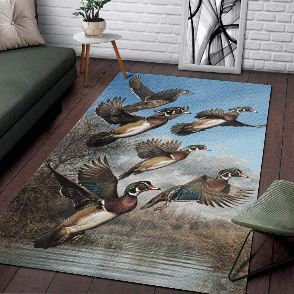 Duck Hunting Limited Edition Rectangle Rug