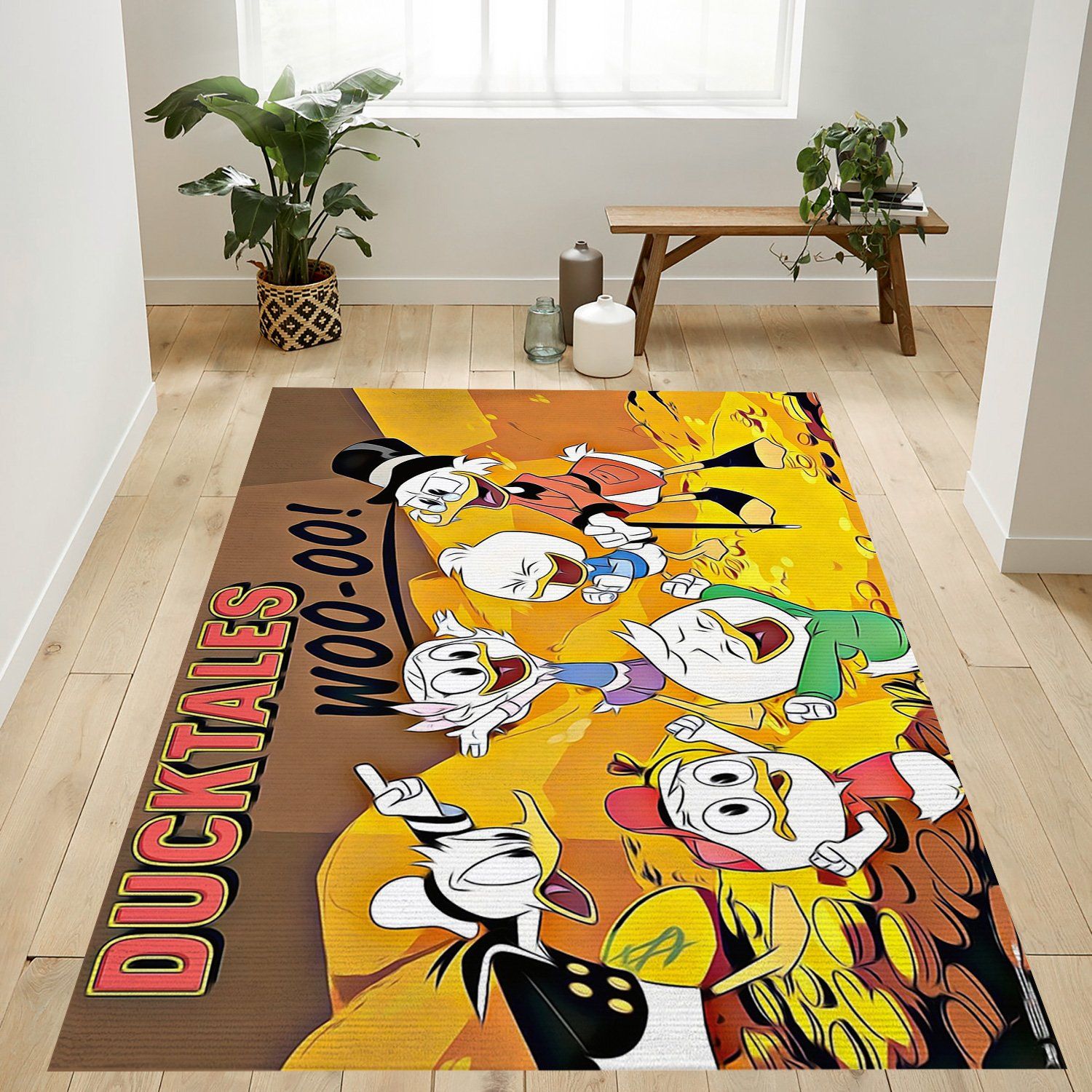 Ducktales Rectangle Rug – Custom Size And Printing