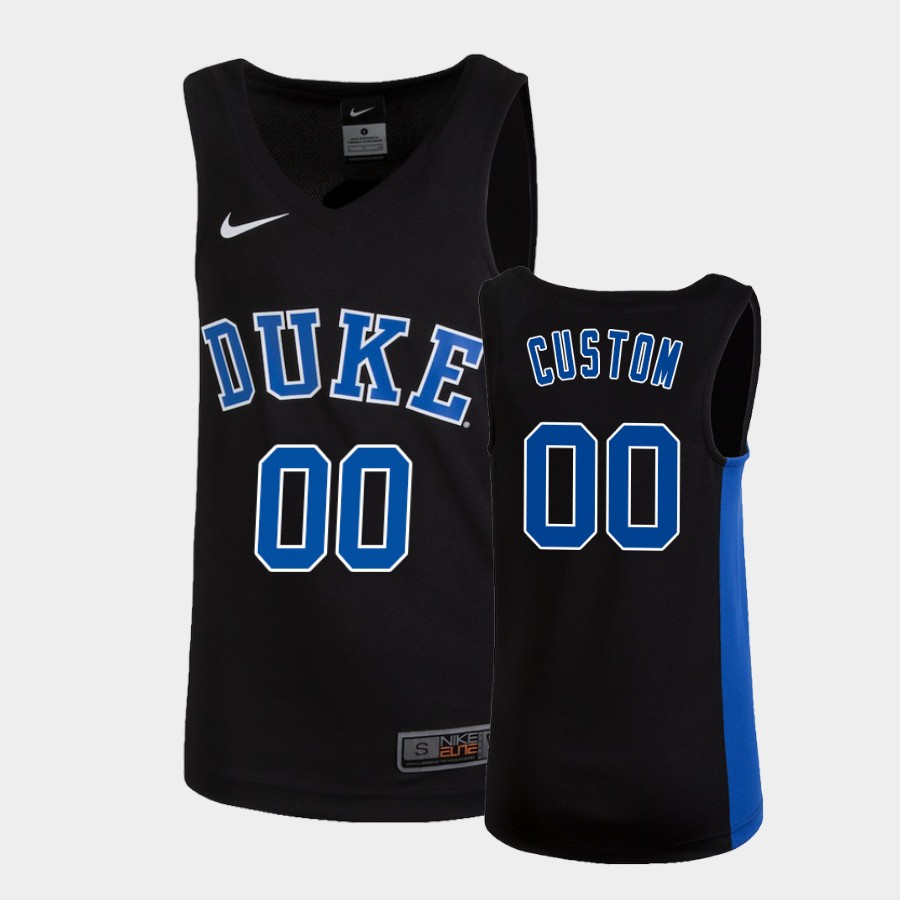 Duke Blue Devils Black Custom Jersey