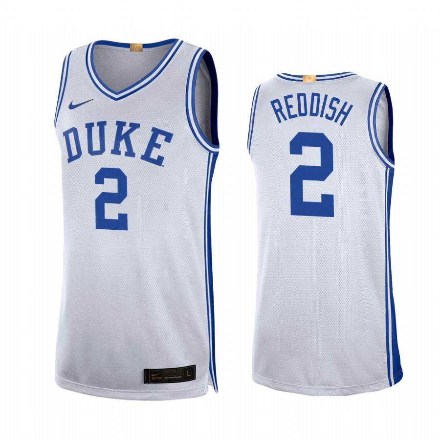 Duke Blue Devils Cam Reddish White Limited College Baketball Jersey