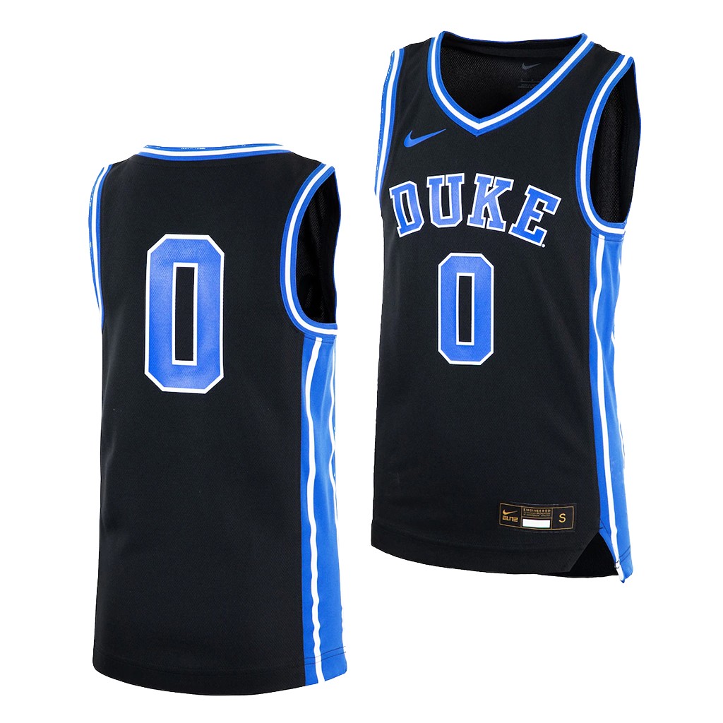 Duke Blue Devils College Jersey Youth Black
