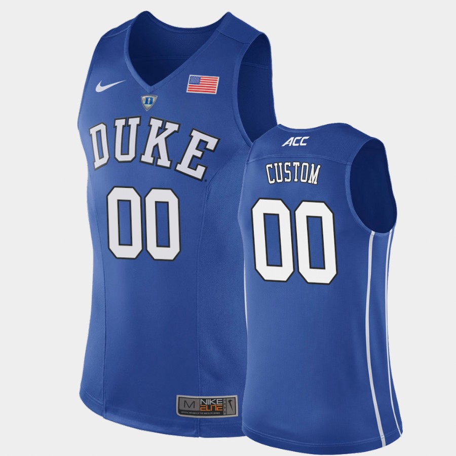 Duke Blue Devils Custom Royal 2019-20 Jersey NCAA