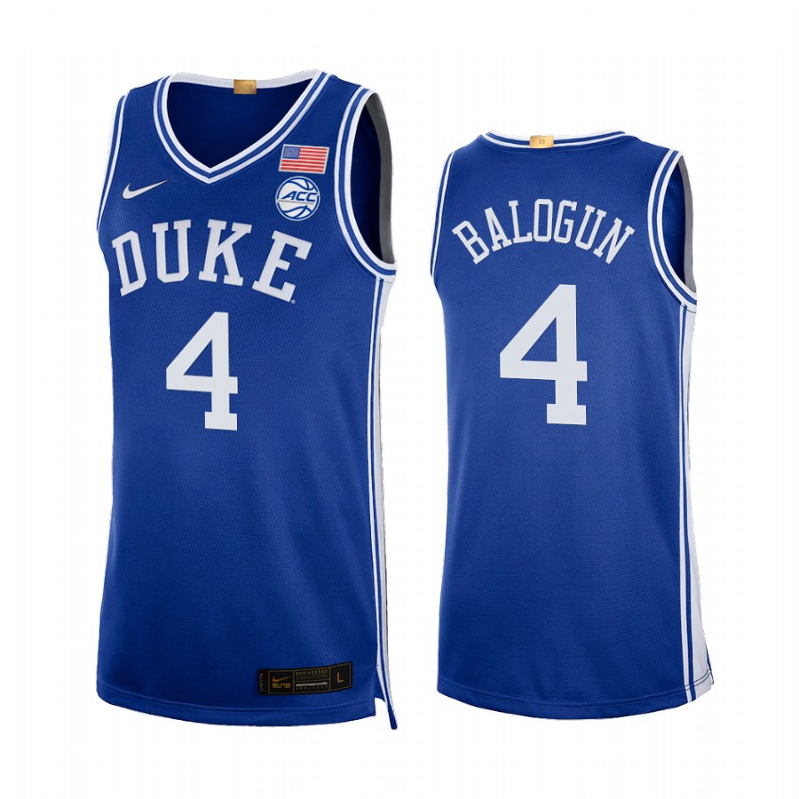 Duke Blue Devils Elizabeth Balogun Jersey 2021-22 College Royal Limited Uniform