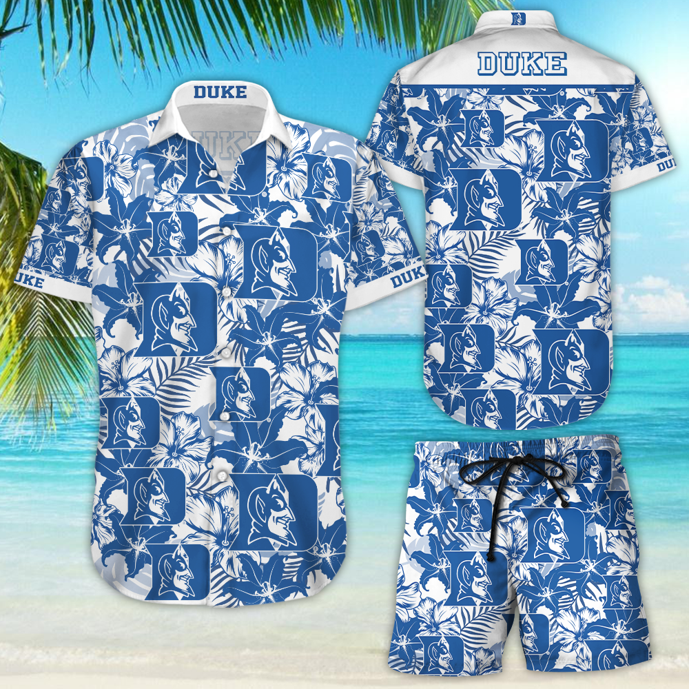 Duke Blue Devils Hawaiian Shirt