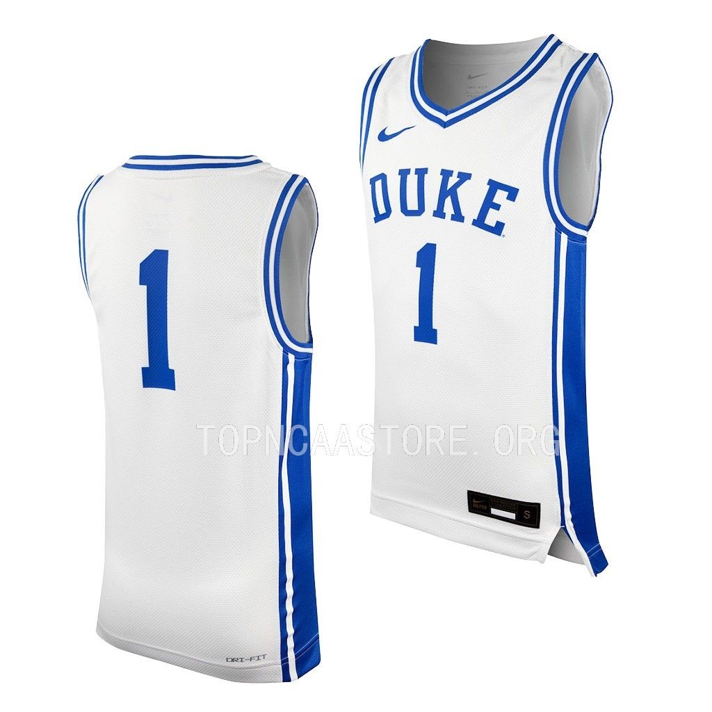 Duke Blue Devils Icon Jersey Youth White