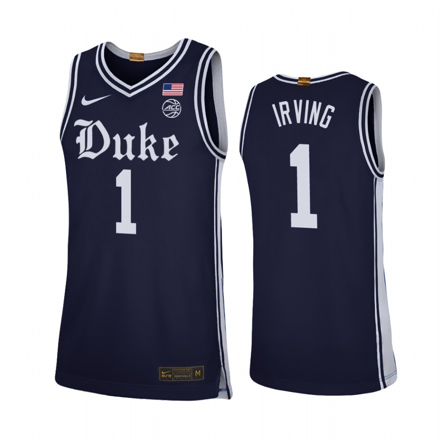 Duke Blue Devils Kyrie Irving Navy Alternate Brotherhood Jersey
