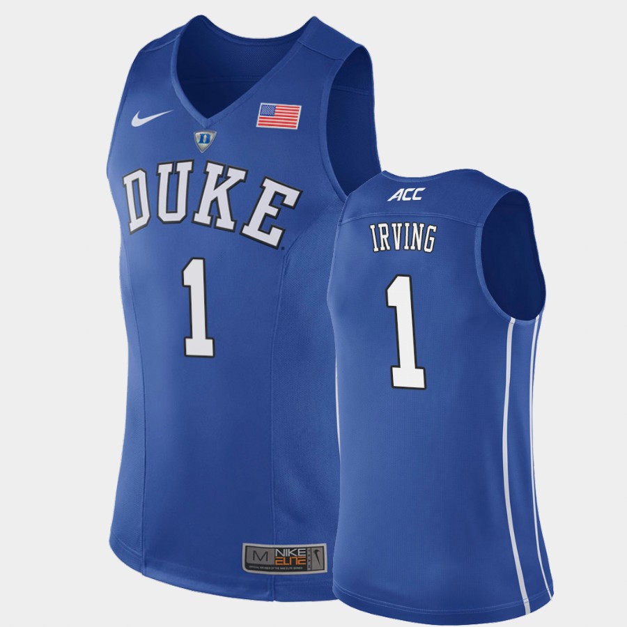Duke Blue Devils Kyrie Irving Royal History Player Jersey NCAA