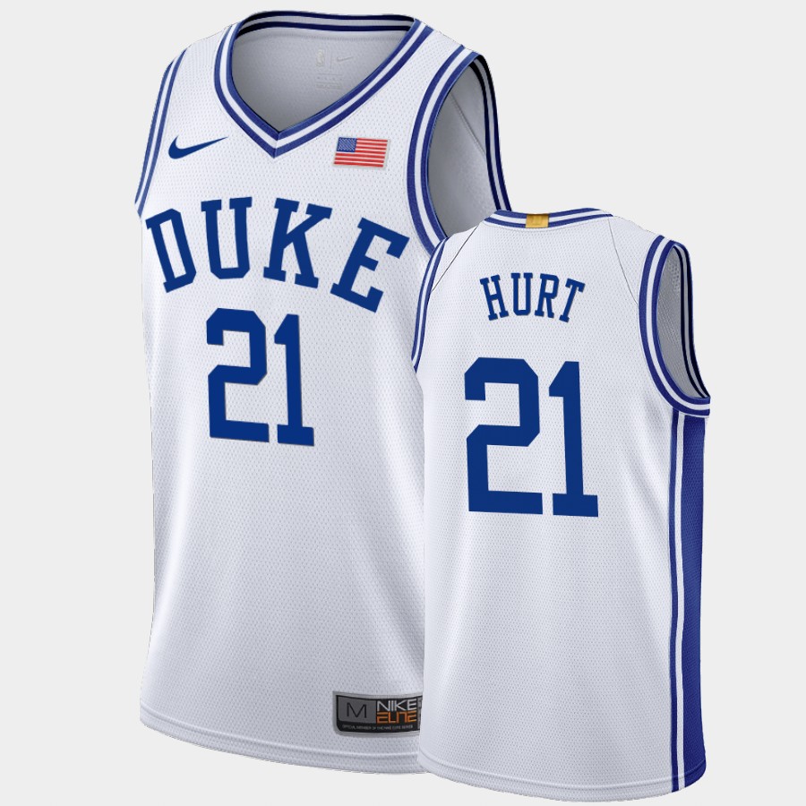 Duke Blue Devils Matthew Hurt Ncaa White 2019-20 Jersey