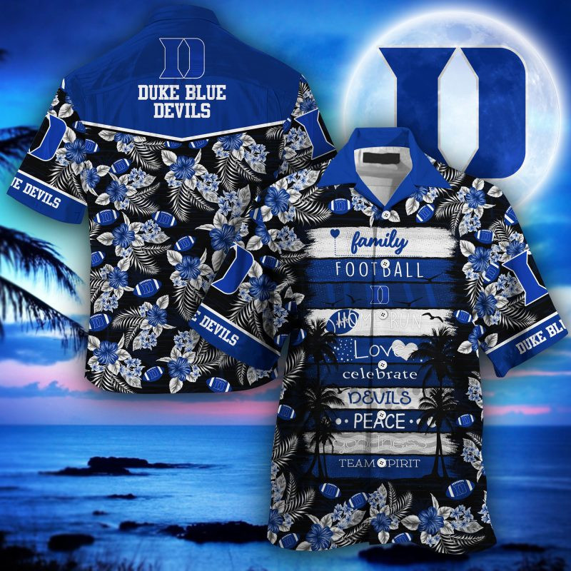 Duke Blue Devils NCAA Hawaiian Shirt