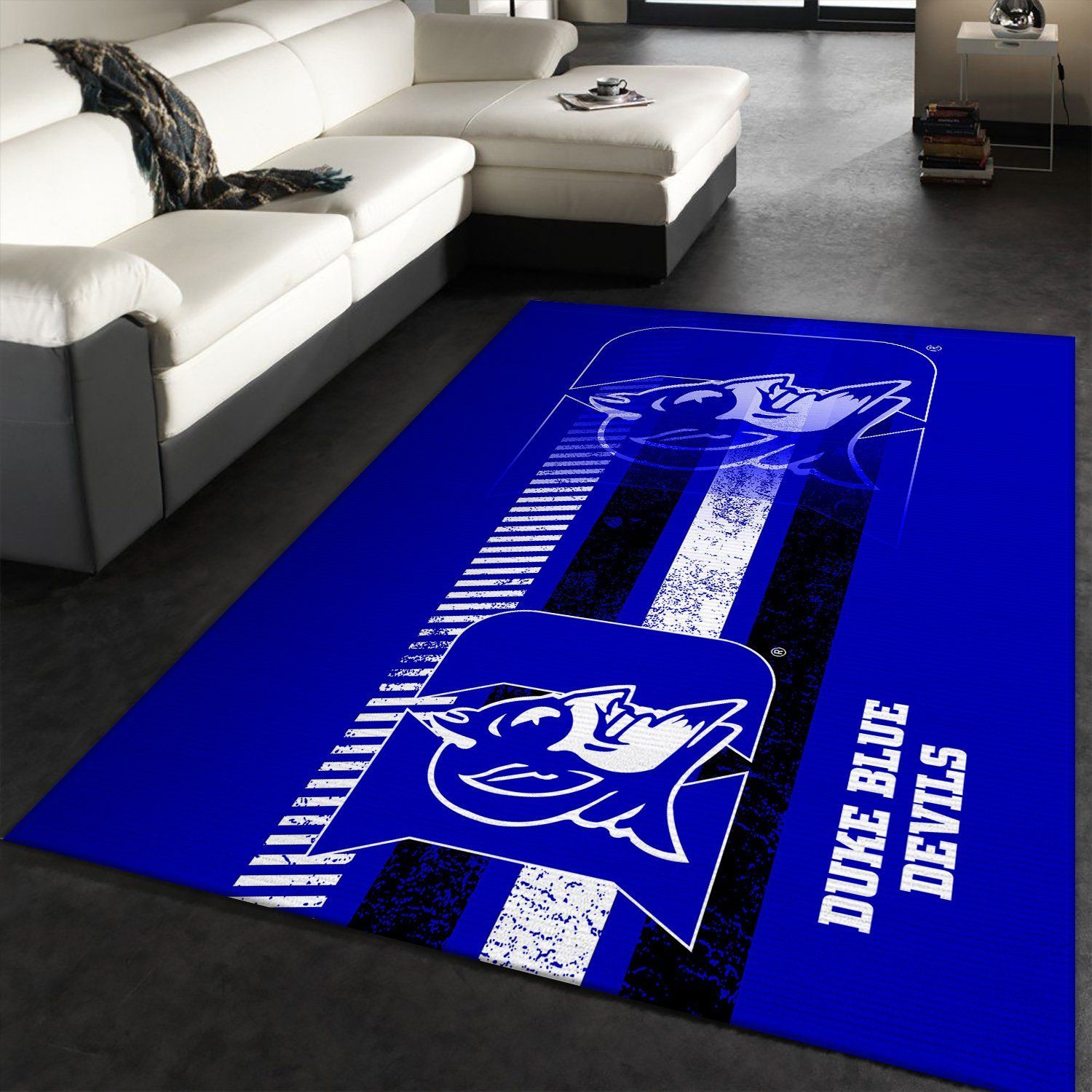 Duke Blue Devils NCAA Rectangle Rug – Custom Size And Printing