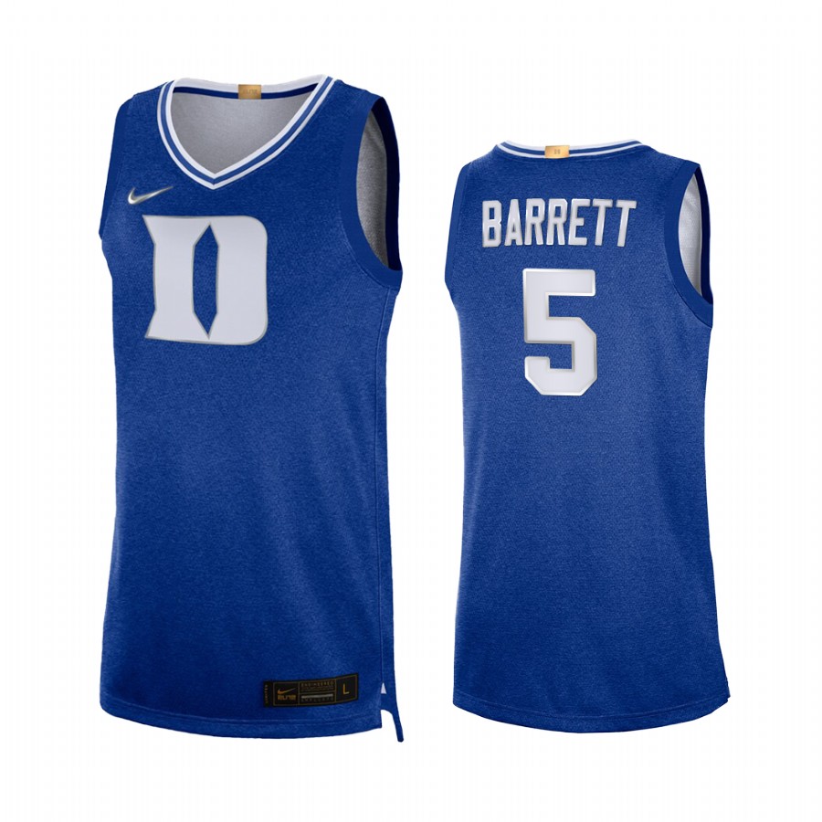 Duke Blue Devils RJ Barrett Royal 100th Anniversary Rivalry Limited Jersey New York Knicks