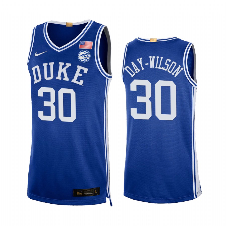 Duke Blue Devils Shayeann Day-Wilson Jersey 2021-22 College Royal Limited Uniform