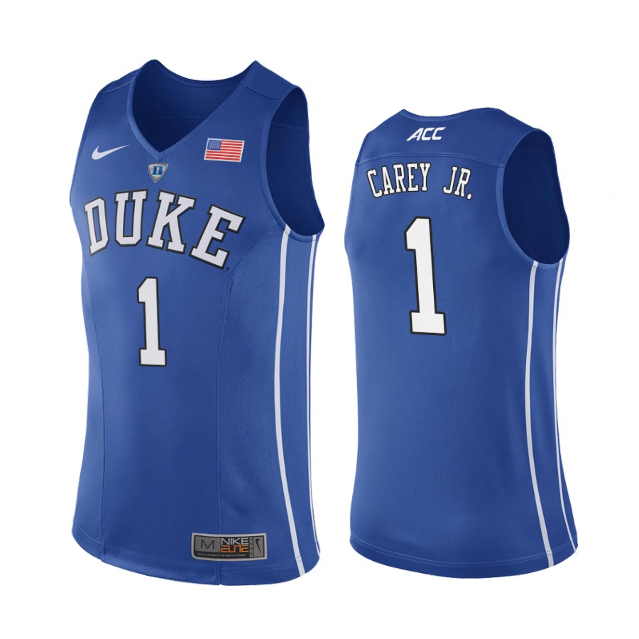 Duke Blue Devils Vernon Carey Jr. Royal Jersey