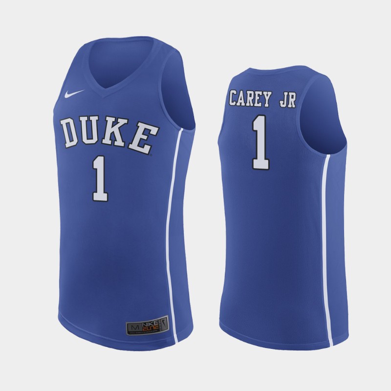 Duke Blue Devils Vernon Carey Jr. Royal Men's College Jersey
