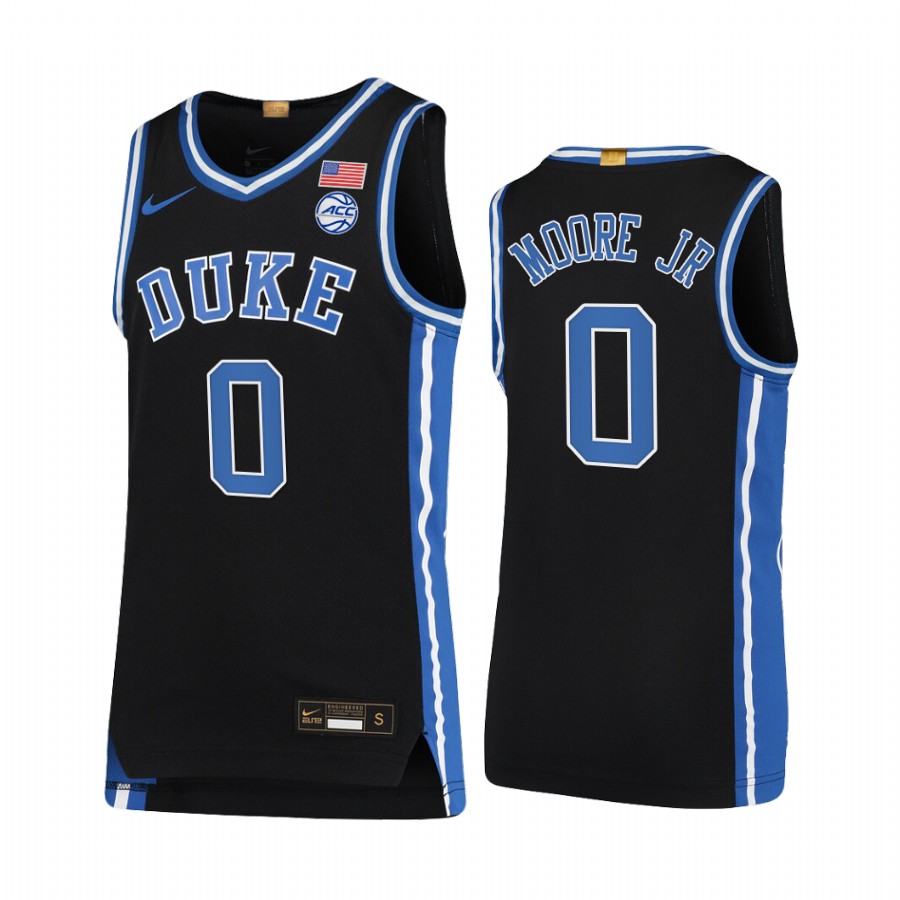 Duke Blue Devils Wendell Moore Jr. Jersey 2021-22 College Black Limited Uniform
