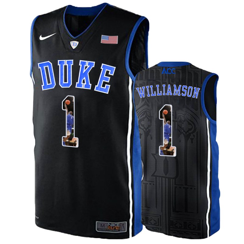 Duke Blue Devils Zion Williamson Men's Player Art College Jersey