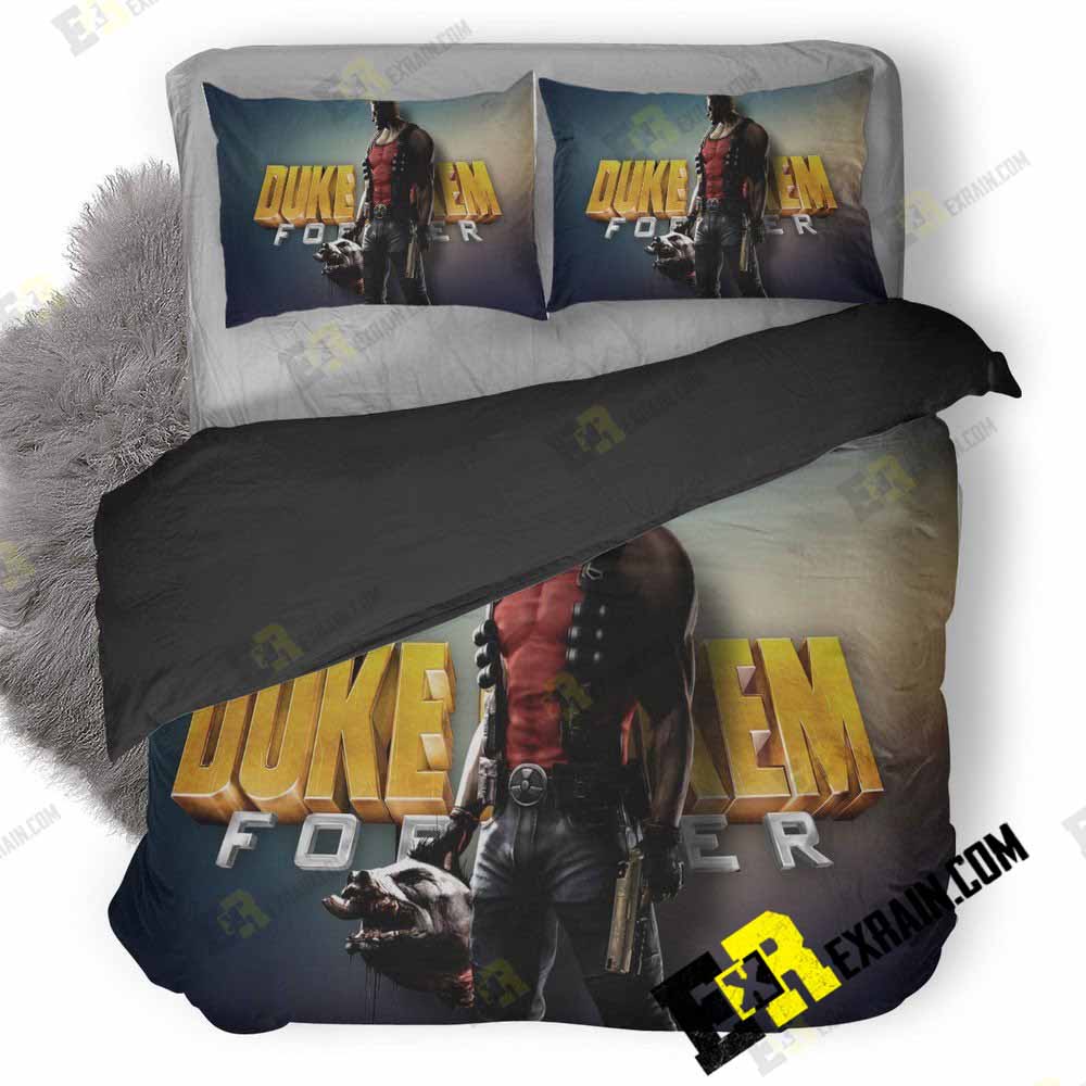 Duke Nukem Forever 3D Customized Duvet Cover Bedding Set