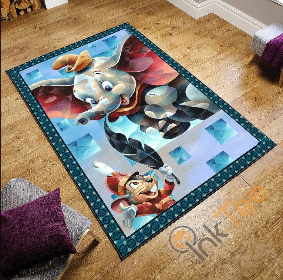 Dumbo 3d Movie Disney Character Christmas Gift For Lover Rectangle Rug