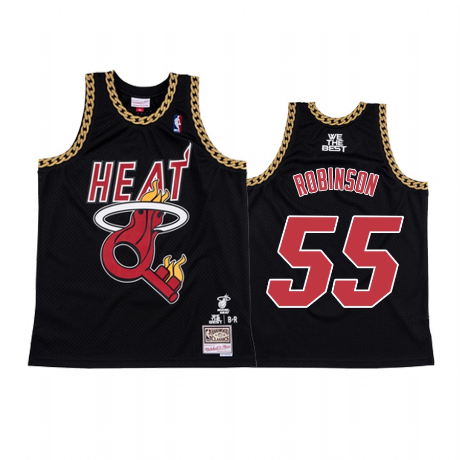 Duncan Robinson #55 Miami Heat Black BR Remix Jersey