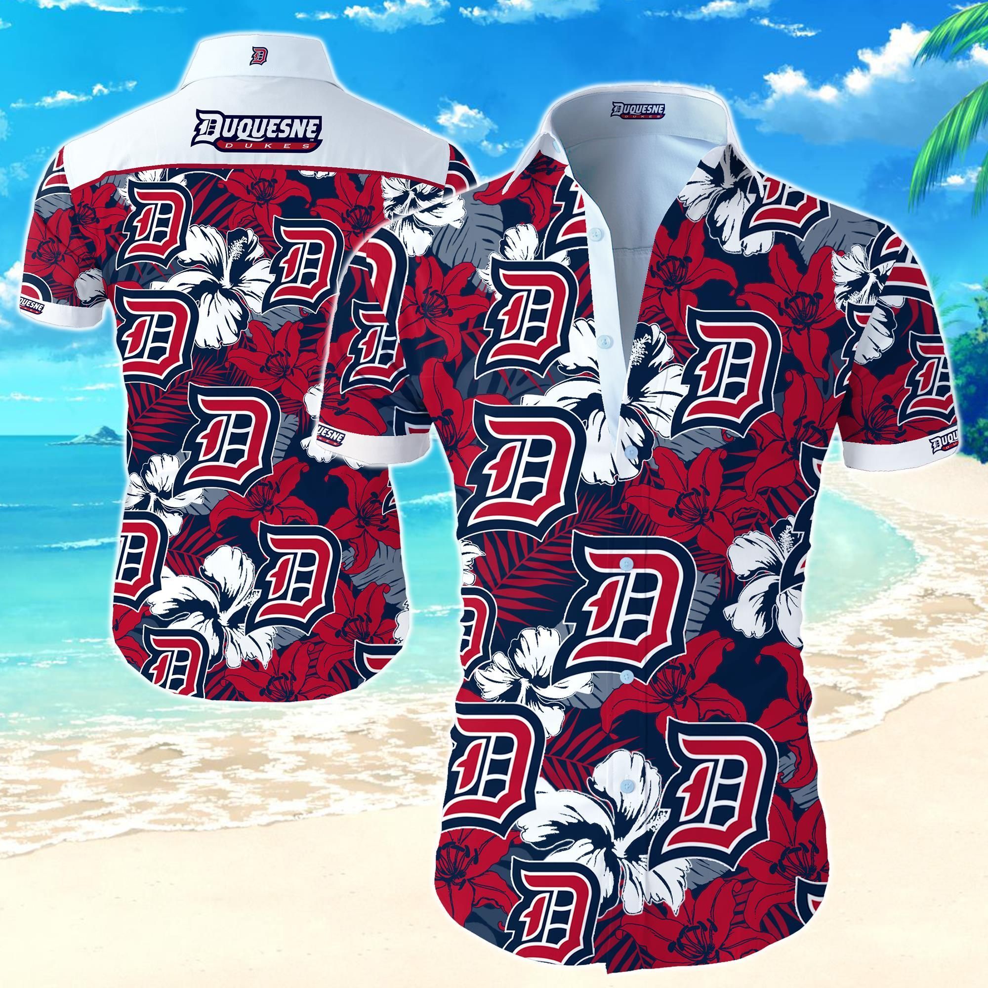 Duquesne Dukes Hawaiian Shirt