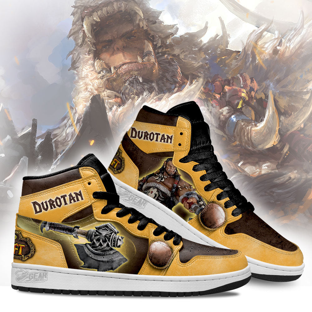 Durotan World of Warcraft JD Sneakers Shoes For Fans, Air Jordan Hightop
