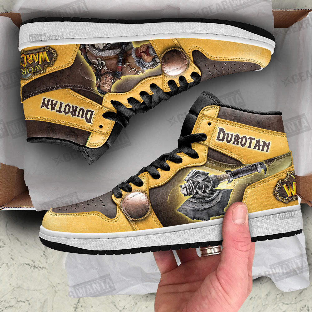 Durotan World of Warcraft JD Sneakers Shoes For Fans, Air Jordan Hightop