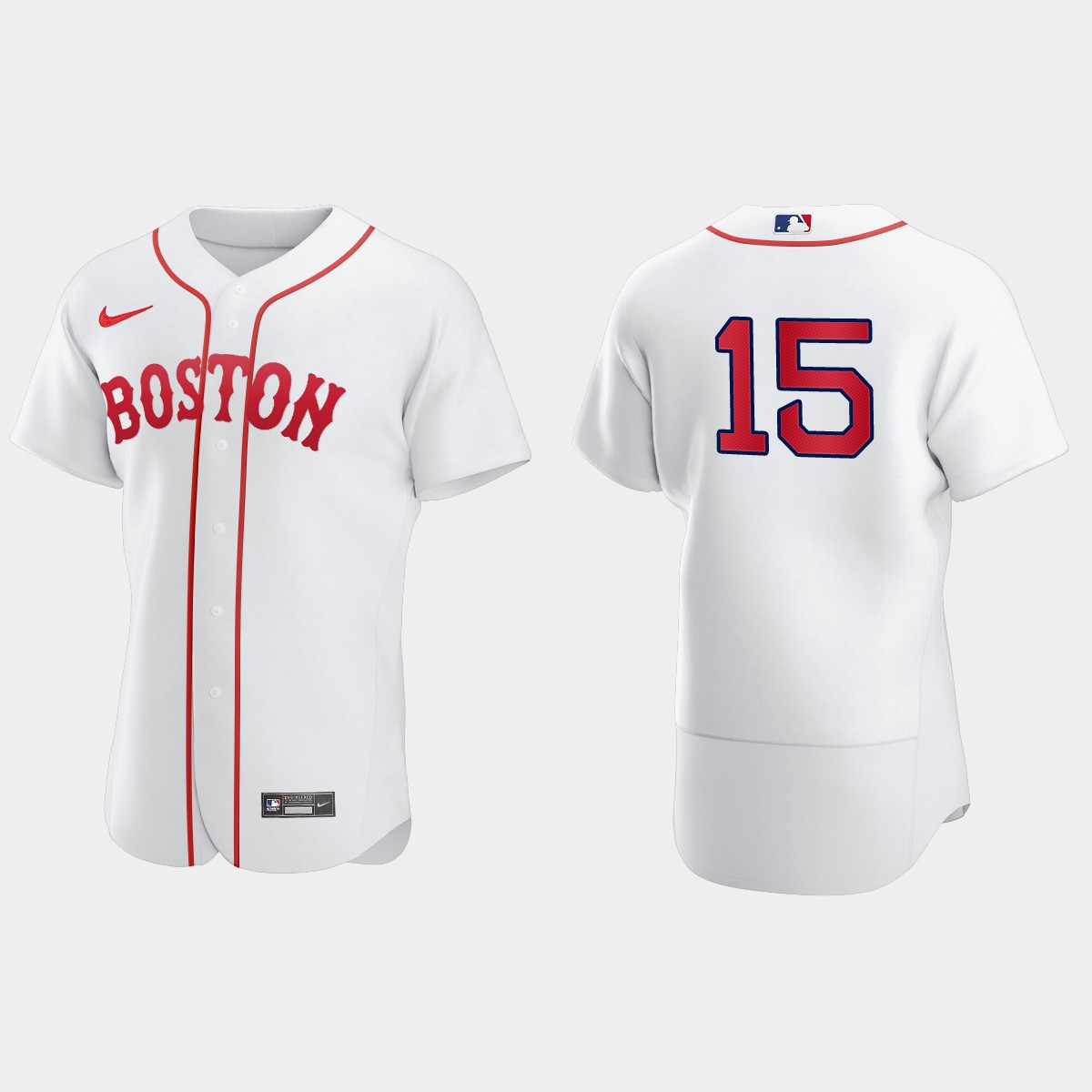 Dustin Pedroia Boston Red Sox 2021 Patriots' Day Jersey - White