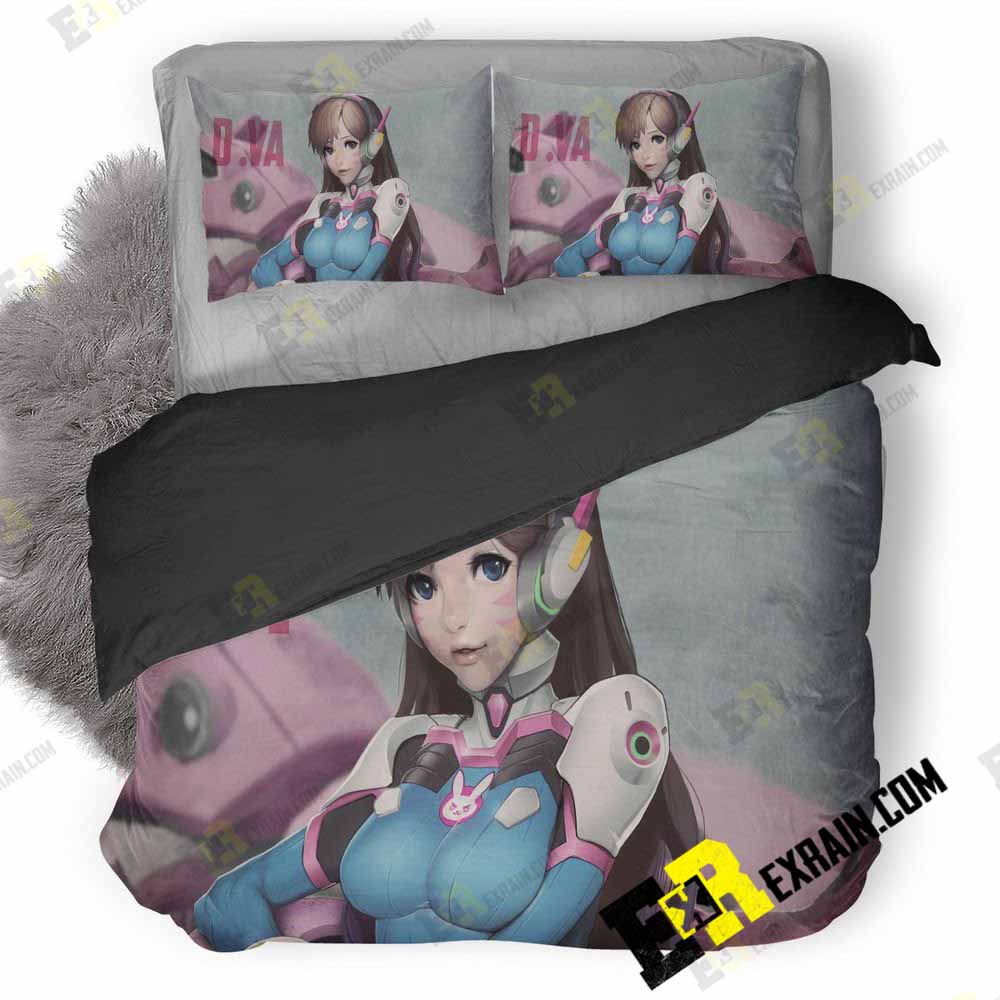 Dva Anime Girl Art 7M 3D Customized Duvet Cover Bedding Set
