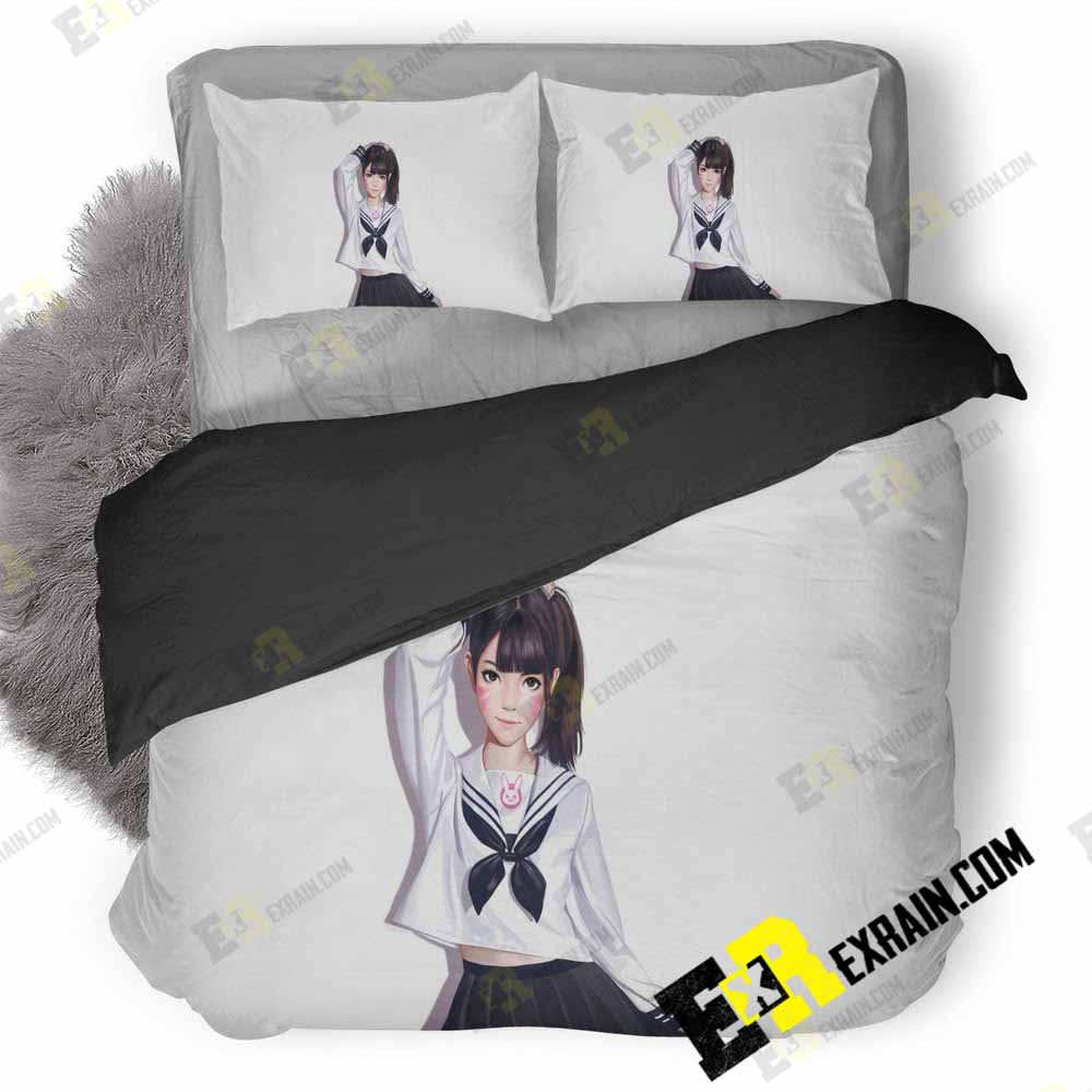 Dva As School Girl Xt 3D Customized Duvet Cover Bedding Set