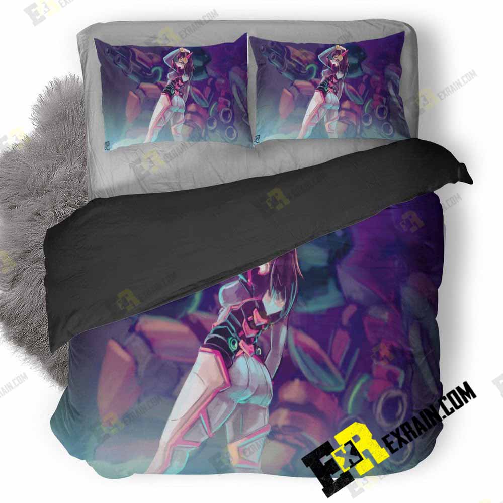 Dva Overwatch Game Hd 3D Customized Duvet Cover Bedding Set
