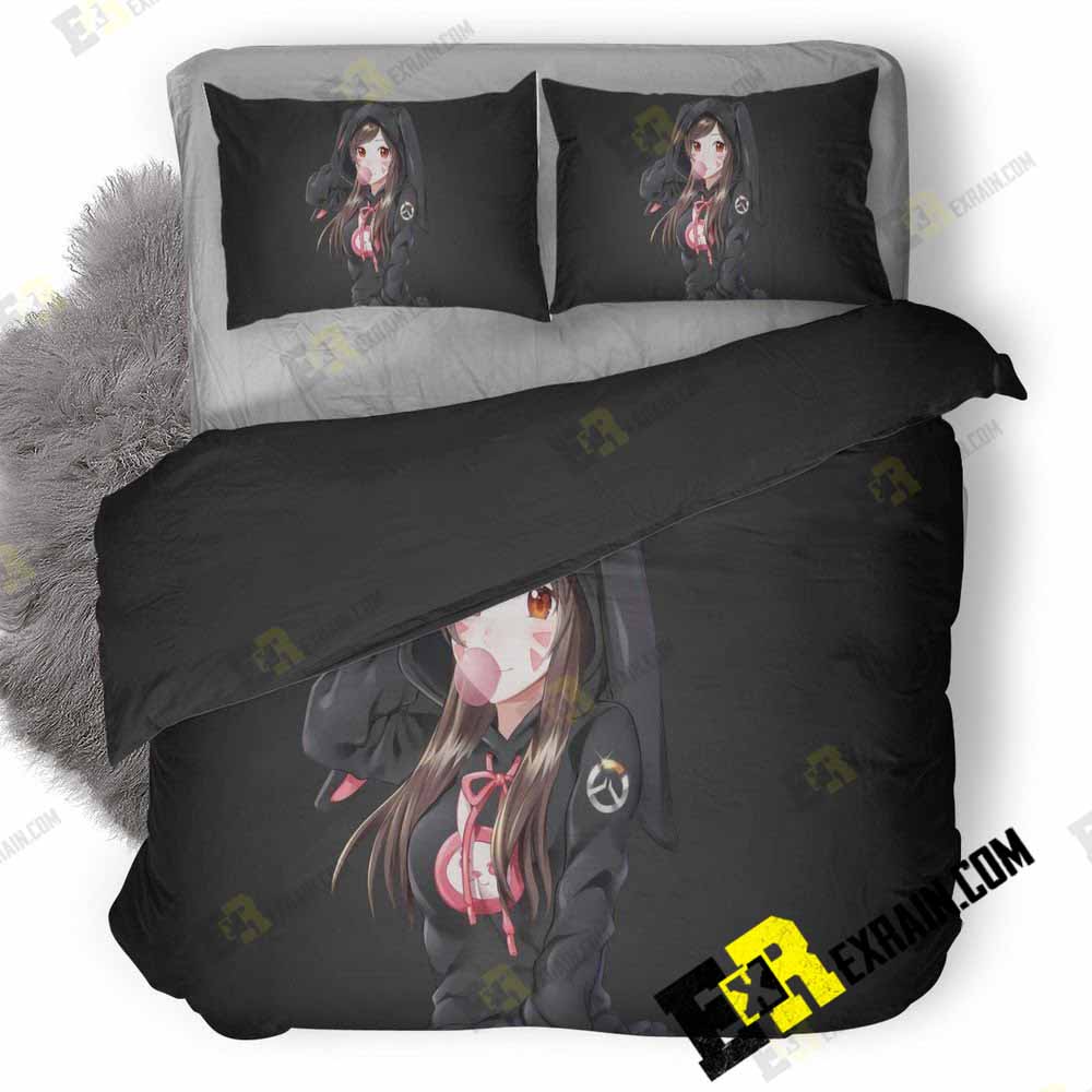 Dva Overwatch Portrait 6U 3D Customized Duvet Cover Bedding Set