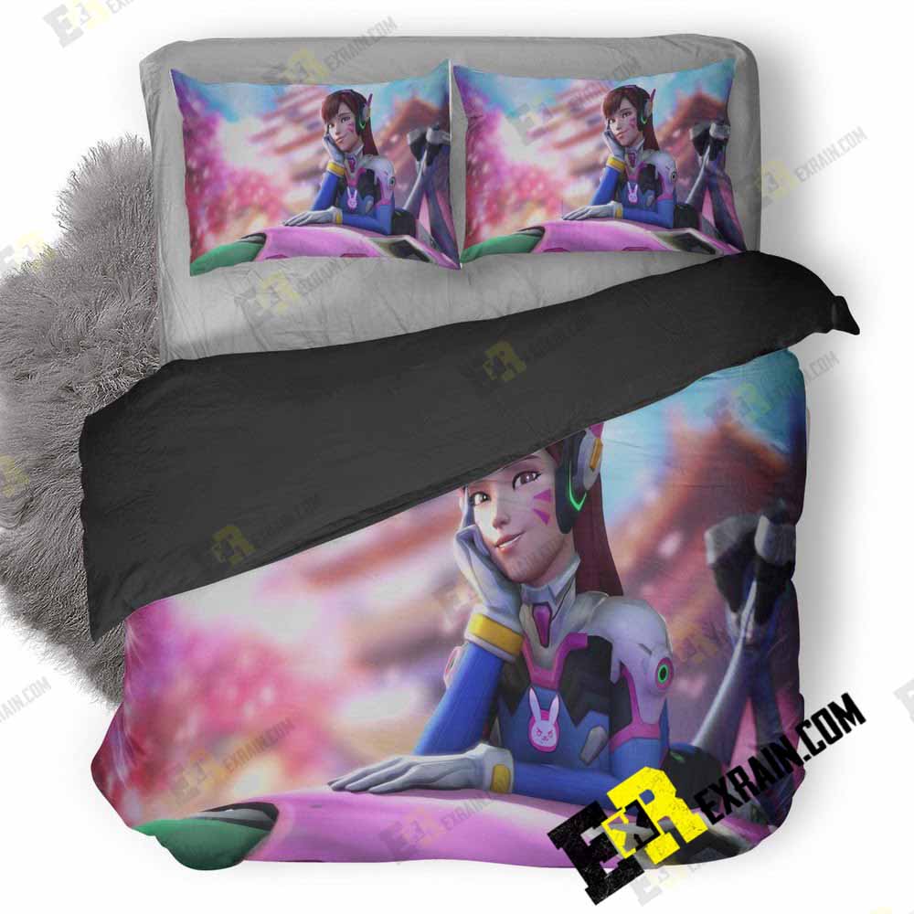 Dva Overwatch To 3D Customized Duvet Cover Bedding Set