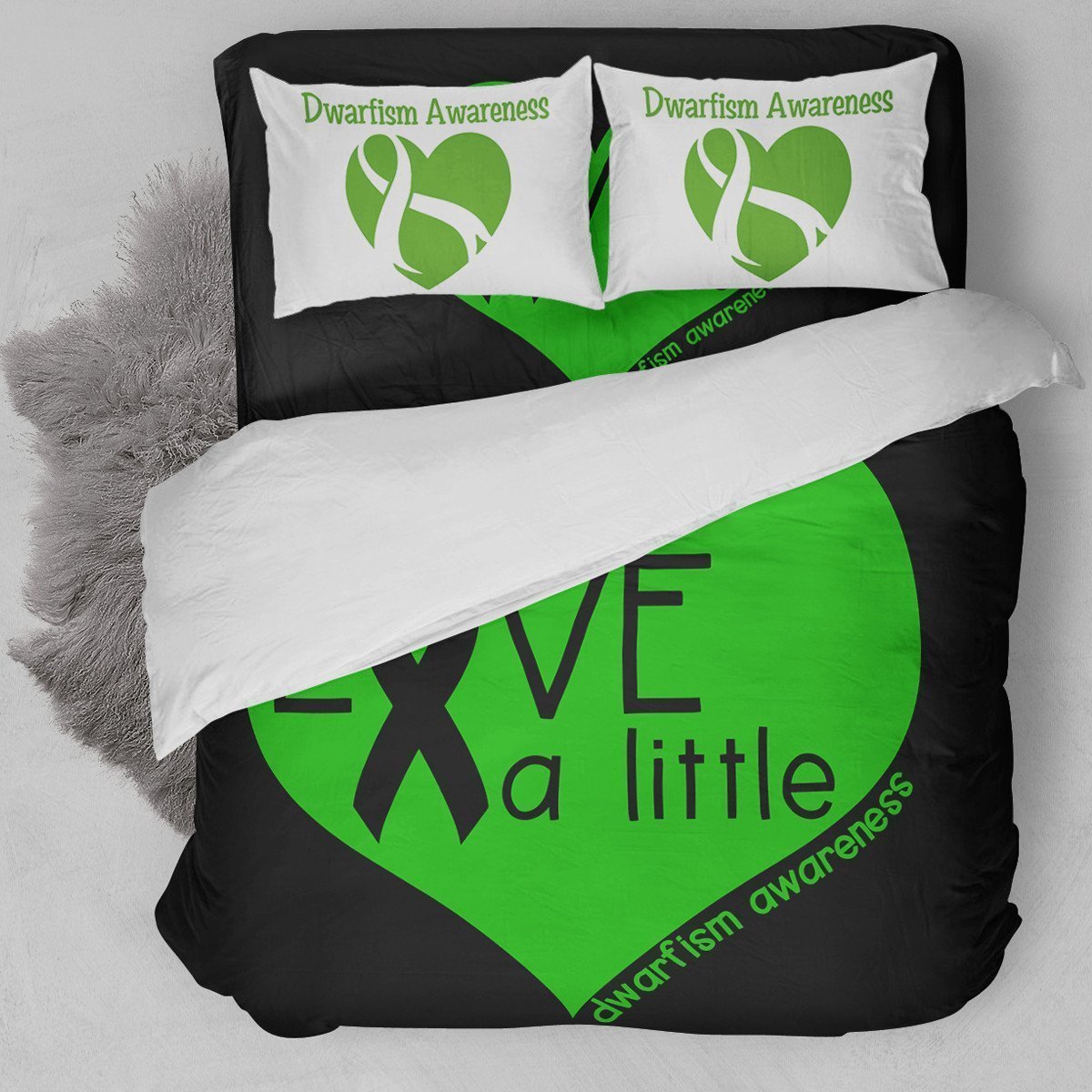 Dwarfism Awareness Duvet Cover Bedding Set