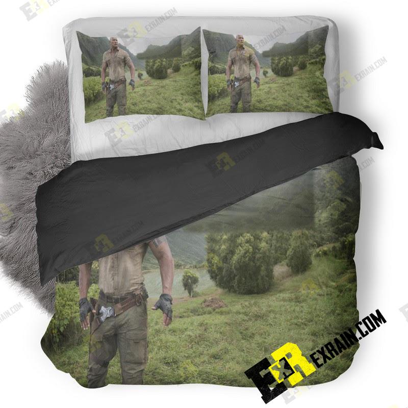 Dwayne Johnson In Jumanji Welcome To The Jungle Xn 3D Customized Duvet Cover Bedding Set