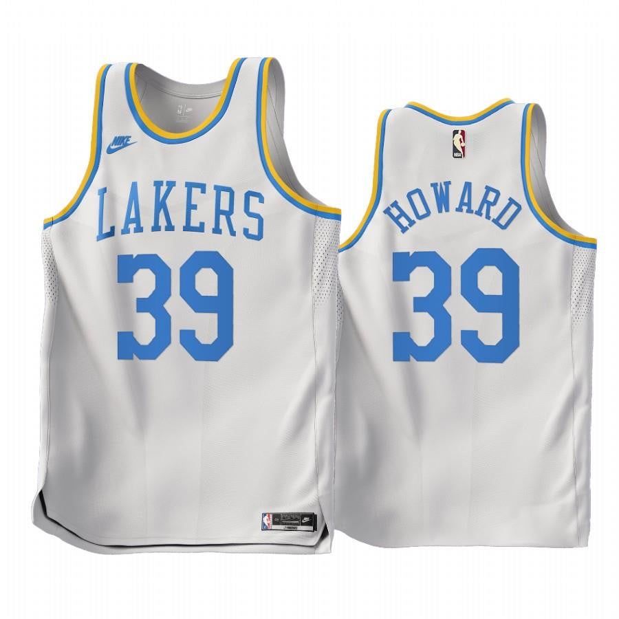 Dwight Howard 39 Los Angeles Lakers 2022-23 Classic Edition White Jersey – Men Jersey